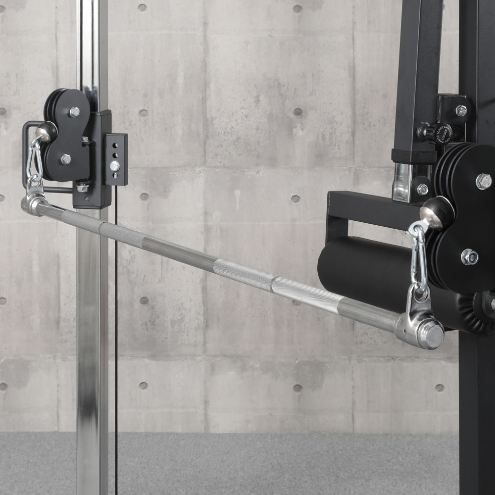 【2025年10月新発売ケーブルバー】IROTEC（アイロテック）デュアルフックストレートバー｜ケーブルマシン用アタッチメント-8