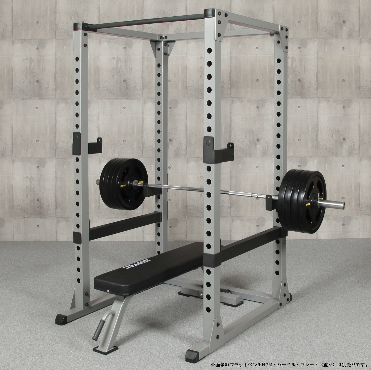 【75mm角、厚さ3mmの極太鋼材フレーム採用！ホームユース最上位モデル】パワーラックHPM/IROTEC（アイロテック）-13