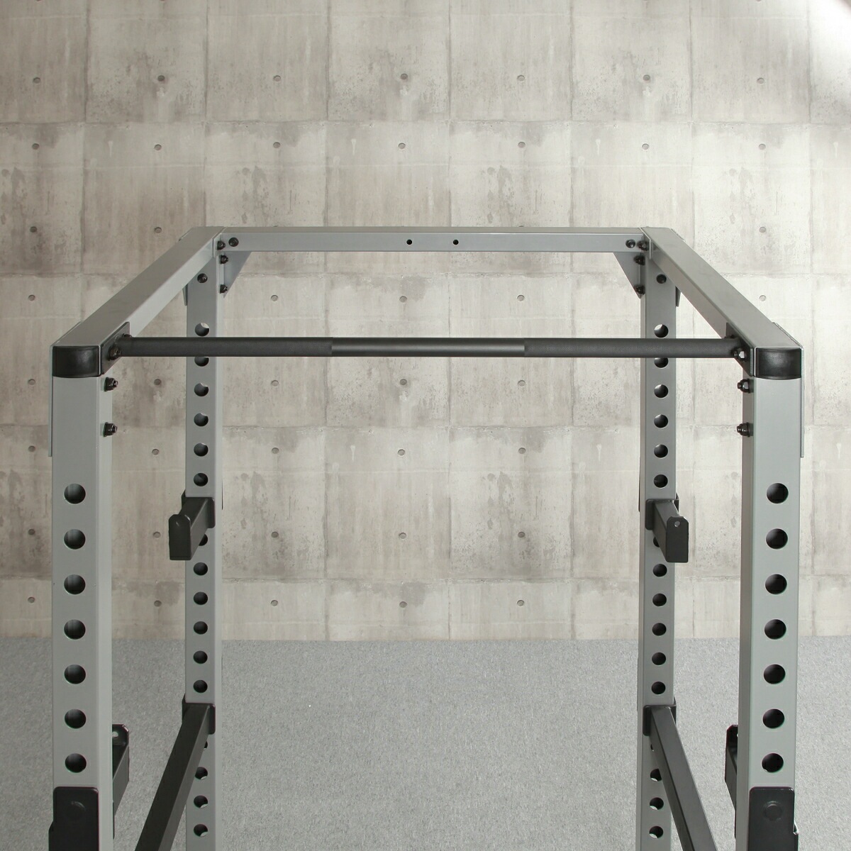 【75mm角、厚さ3mmの極太鋼材フレーム採用！ホームユース最上位モデル】パワーラックHPM/IROTEC（アイロテック）-5