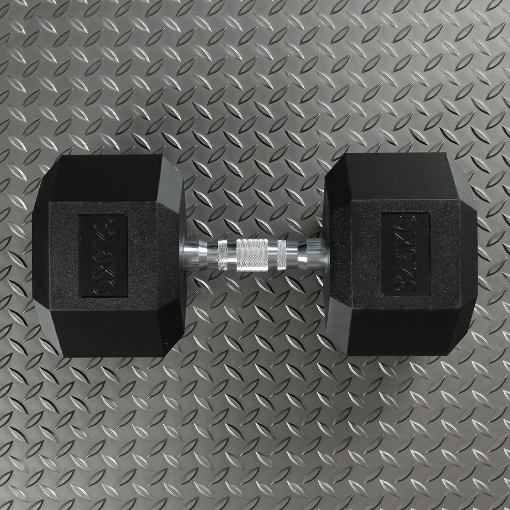 ヘックスダンベル 32.5㎏×2個 ラバー ヘックス ダンベル 32.5kg × 2個 セット | 筋トレ倶楽部