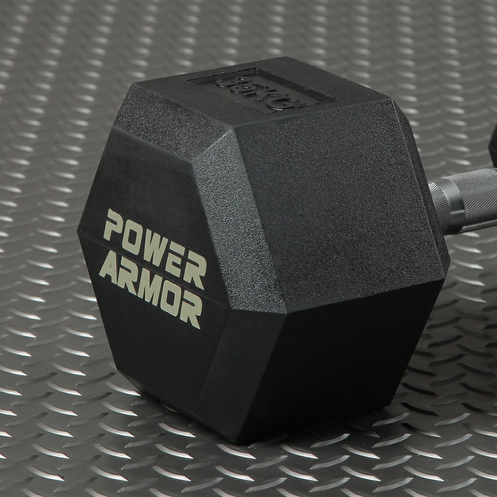 【大好評につき完売！次回入荷予定は12月中旬頃】ラバーHEXダンベル35KG（2本セット）/POWER ARMOR（パワーアーマー）-0