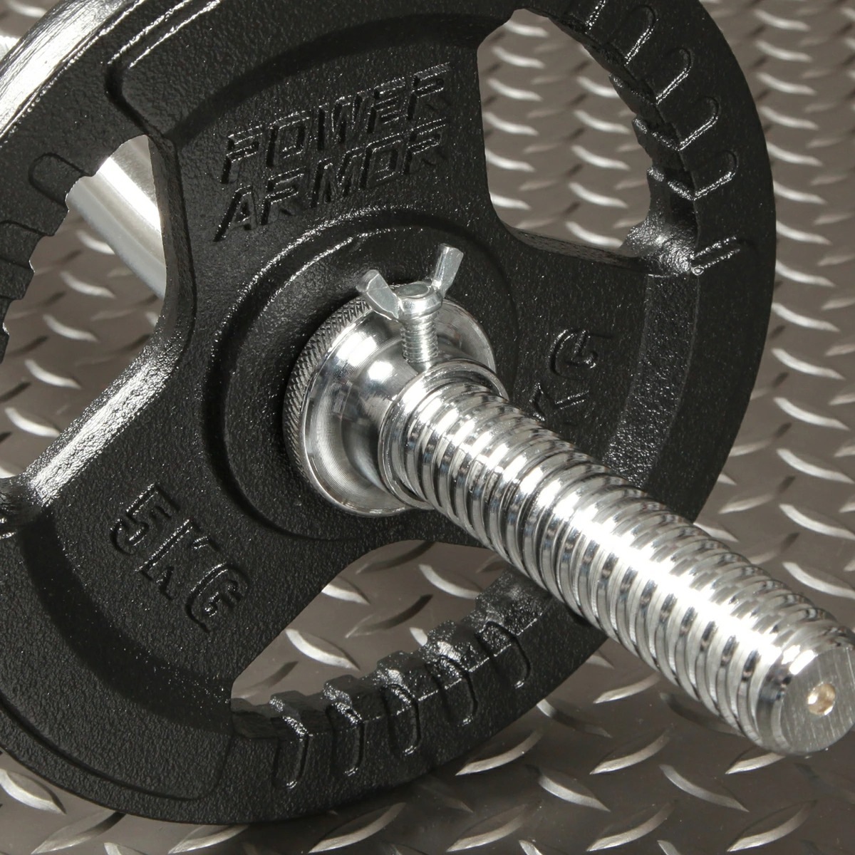 レギュラースクリューWバーアイアン26KGセット（Wバー+アイアンプレート10KG×2枚）/POWER ARMOR（パワーアーマー）-7