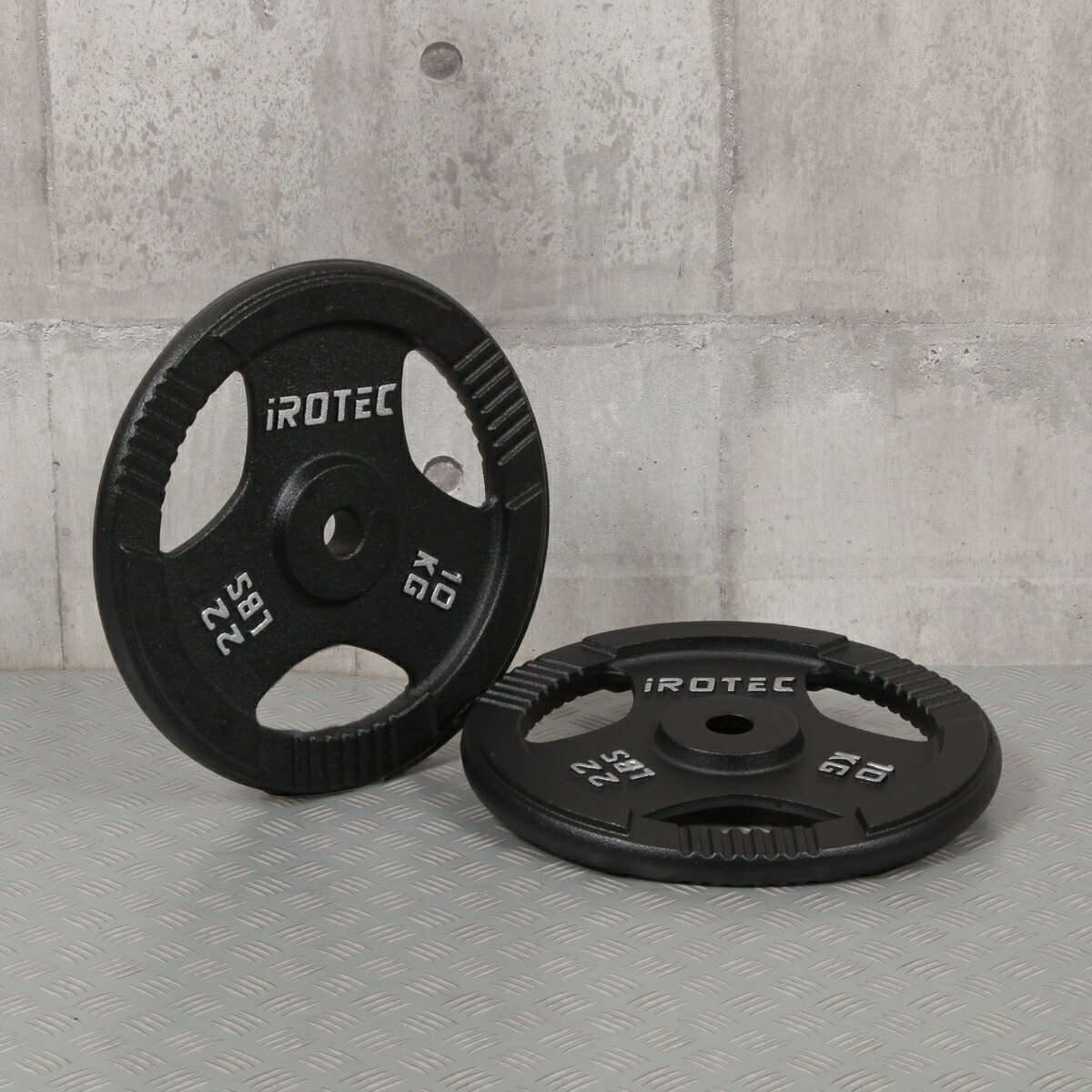 【弊社パワーラックでも使用可能】ショートアイアンバーベル58KGセット/IROTEC（アイロテック）-1