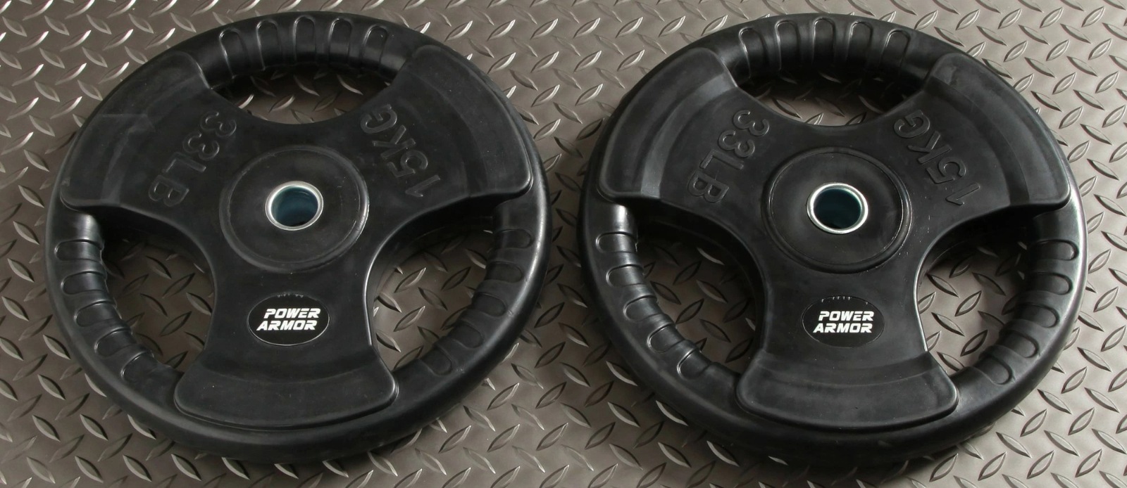レギュラースクリューWバーラバー36KGセット（Wバー+ラバープレート15KG×2枚）/POWER ARMOR（パワーアーマー）-10