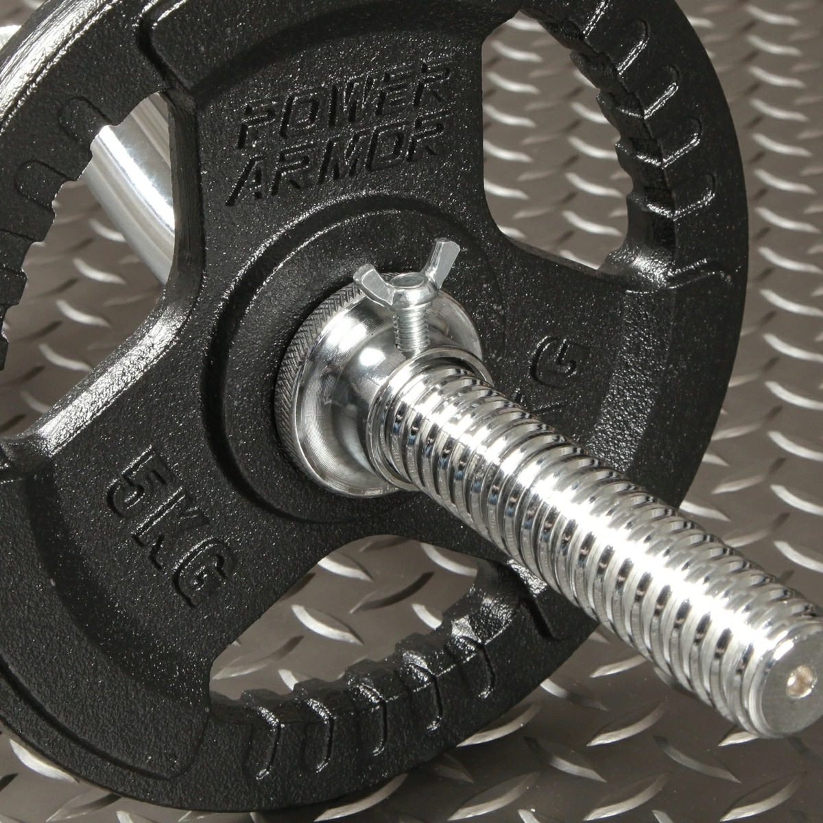 レギュラースーパーカールバーアイアン46KGセット（スーパーカールバー+アイアンプレート20KG×2枚）/POWER ARMOR（パワーアーマー）-6