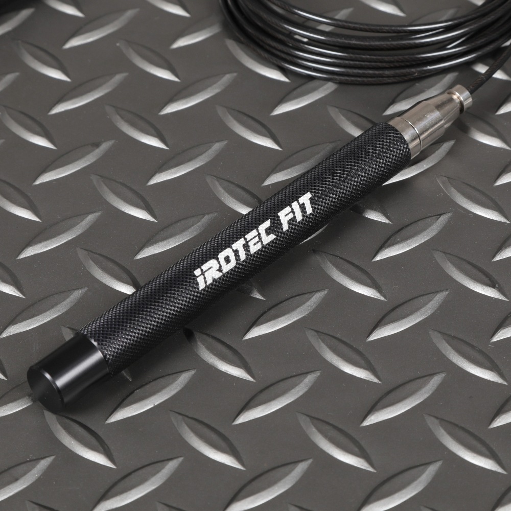 IROTEC FIT（アイロテック フィット）アルミニウムジャンピングロープ　ブラック-0