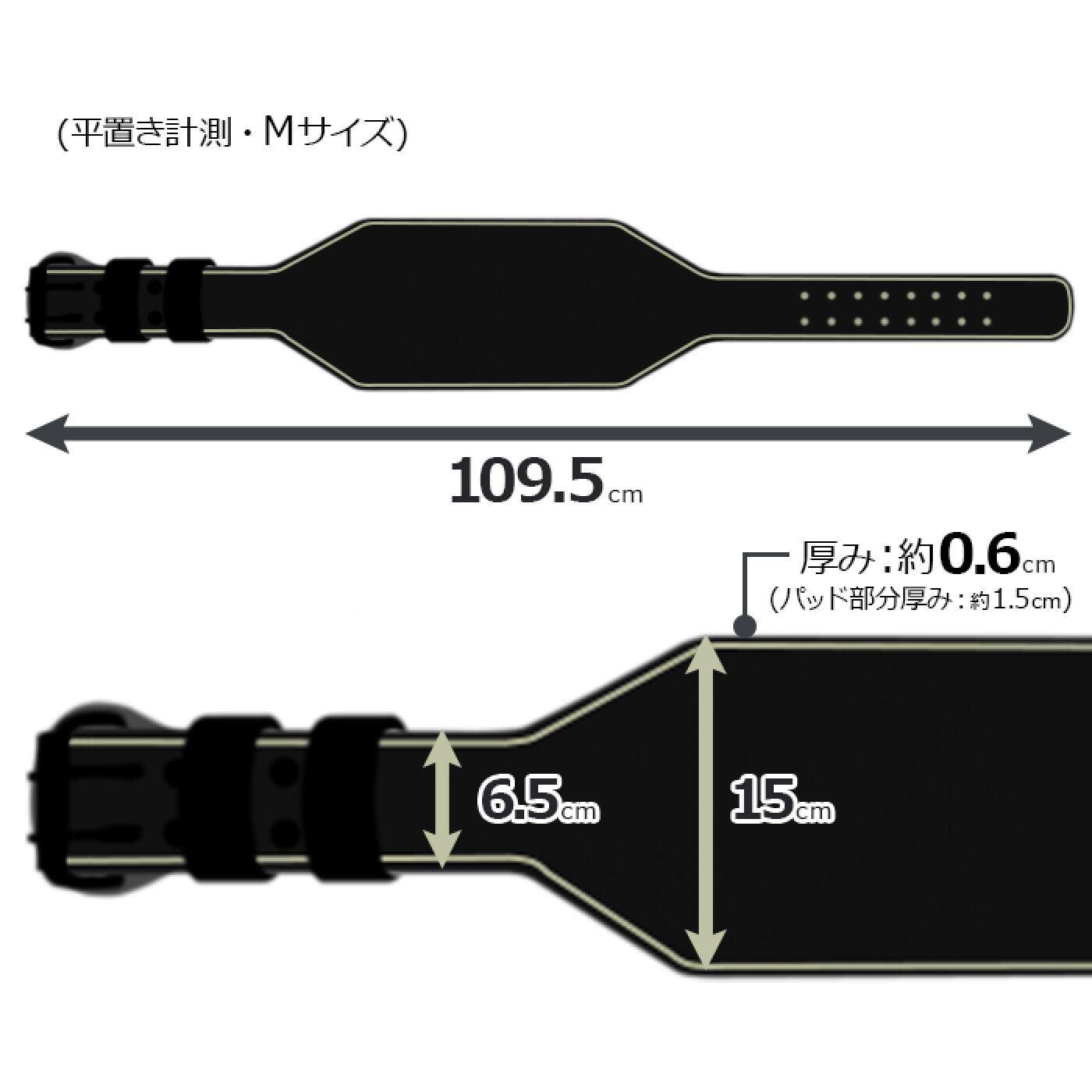 【製造遅延の為Mサイズ10月下旬頃入荷予定】レザーウエイトリフティングベルトワイドタイプ【ブラック】/IROTEC（アイロテック）-13