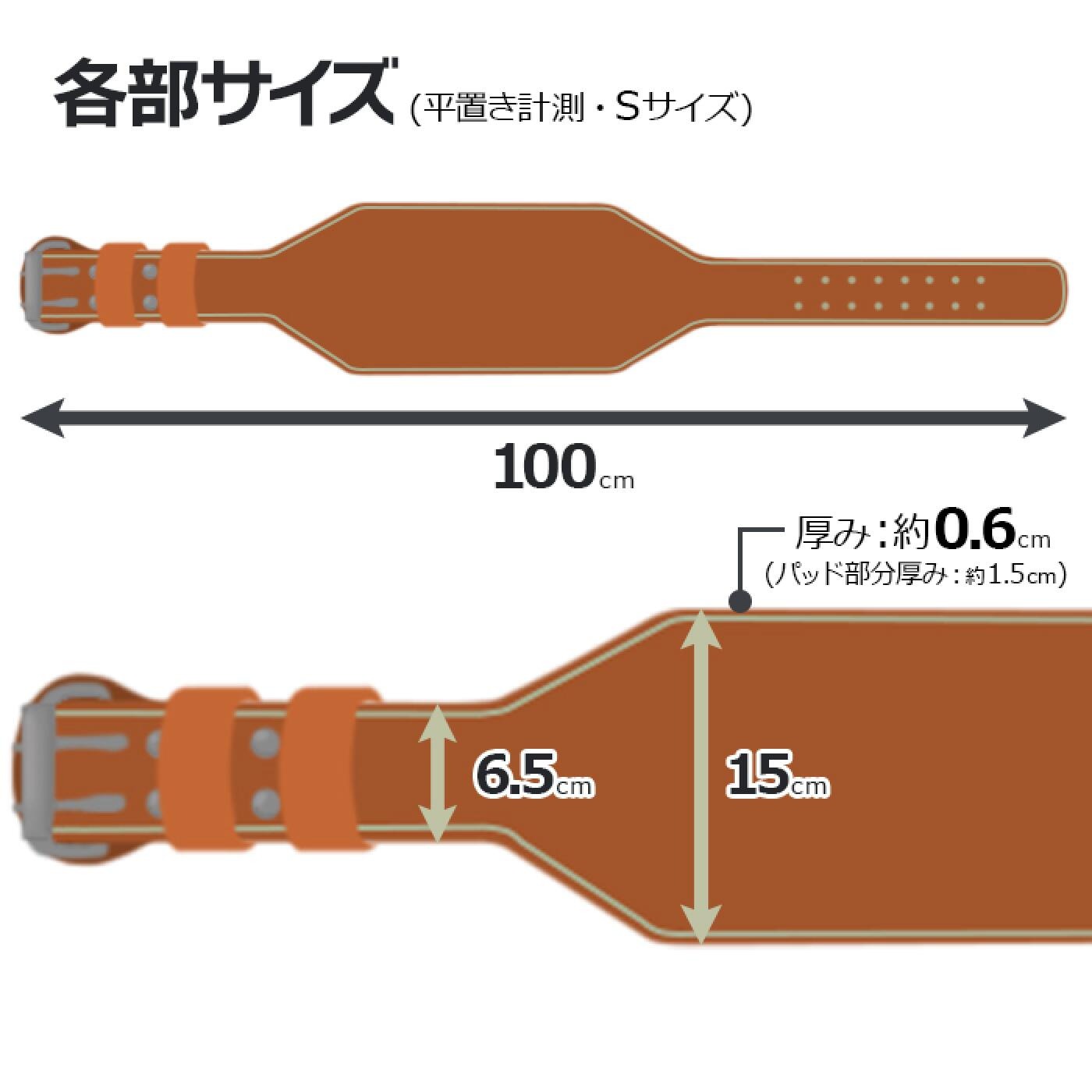 レザーウエイトリフティングベルトワイドタイプ【キャメル】/IROTEC（アイロテック）-5