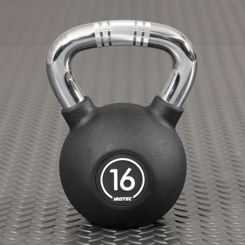 【2026年5月新発売】IROTEC（アイロテック）ラバーコートケトルベル16KG-0