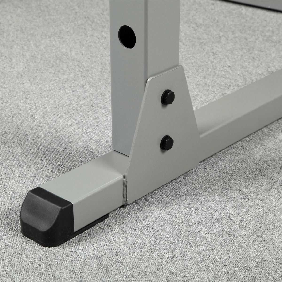 【75mm角、厚さ3mmの極太鋼材フレームを採用！ホームユース最上位モデル】パワーラックHPMラットオプションセット/IROTEC（アイロテック）-6