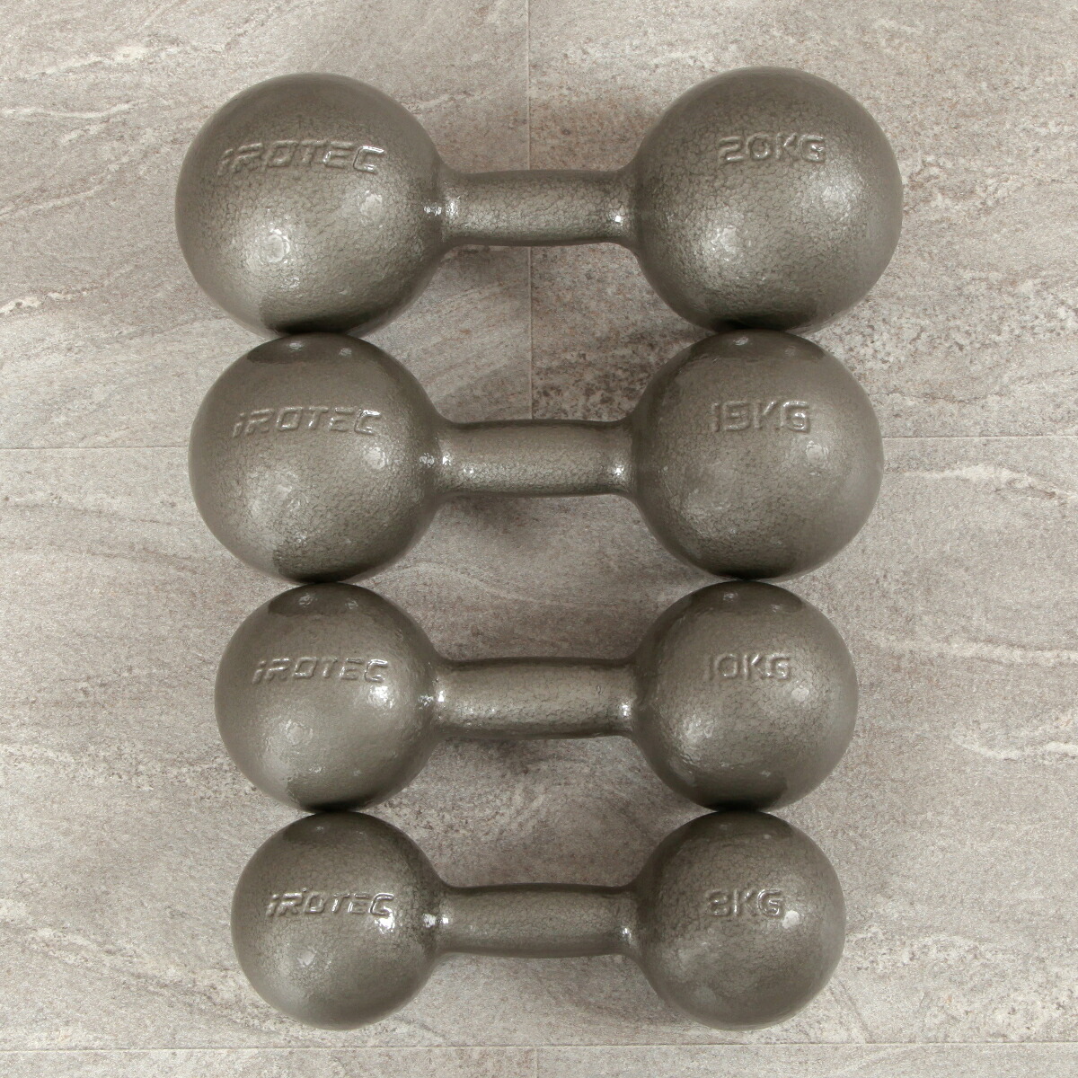 【sora②】アイロテック irotec 40kg ダンベル 片手20kg ラバーダンベル 40kg 片手20kg×2個セット IROTEC (アイロテック)