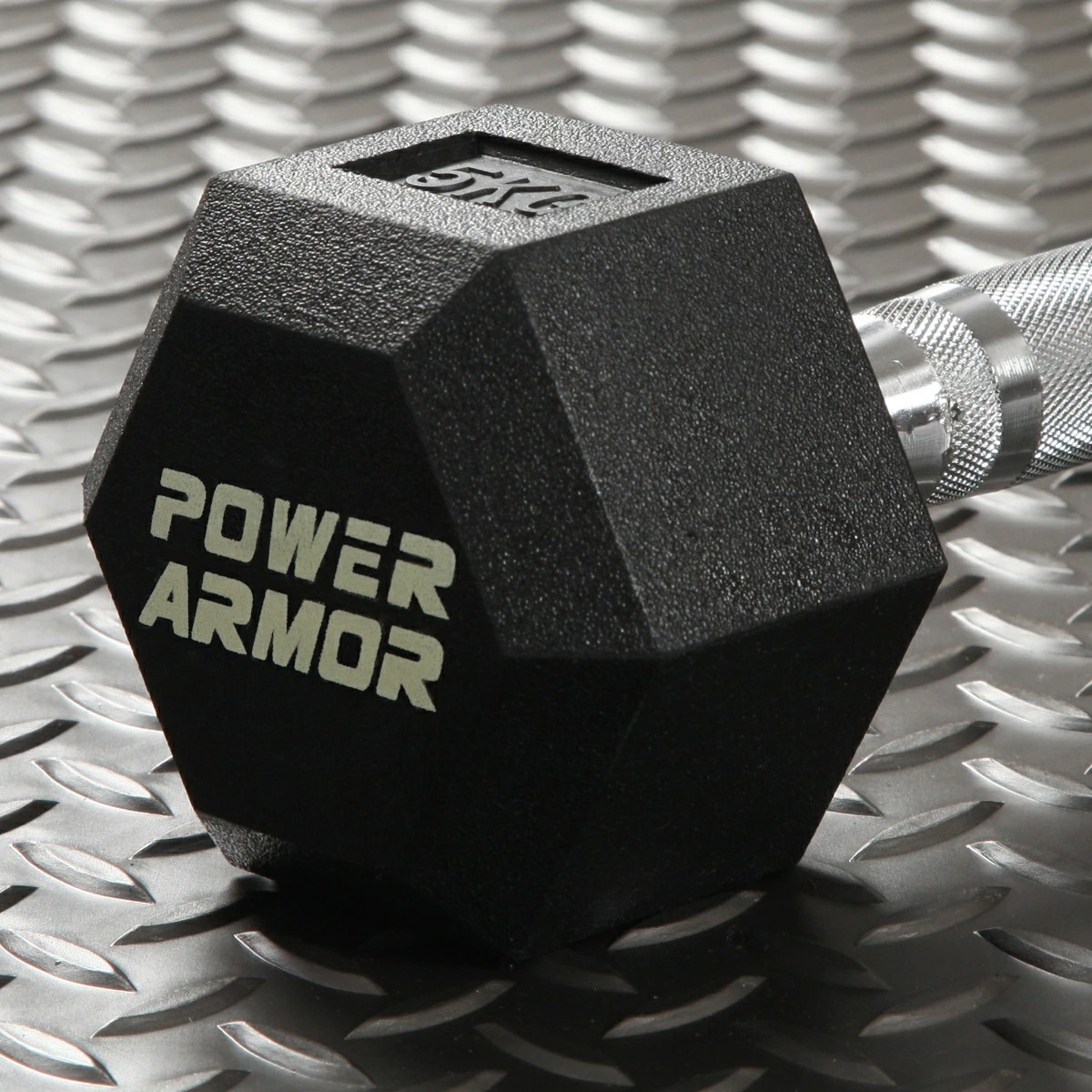 ラバーHEXダンベル5KG（1本）/POWER ARMOR（パワーアーマー）-0