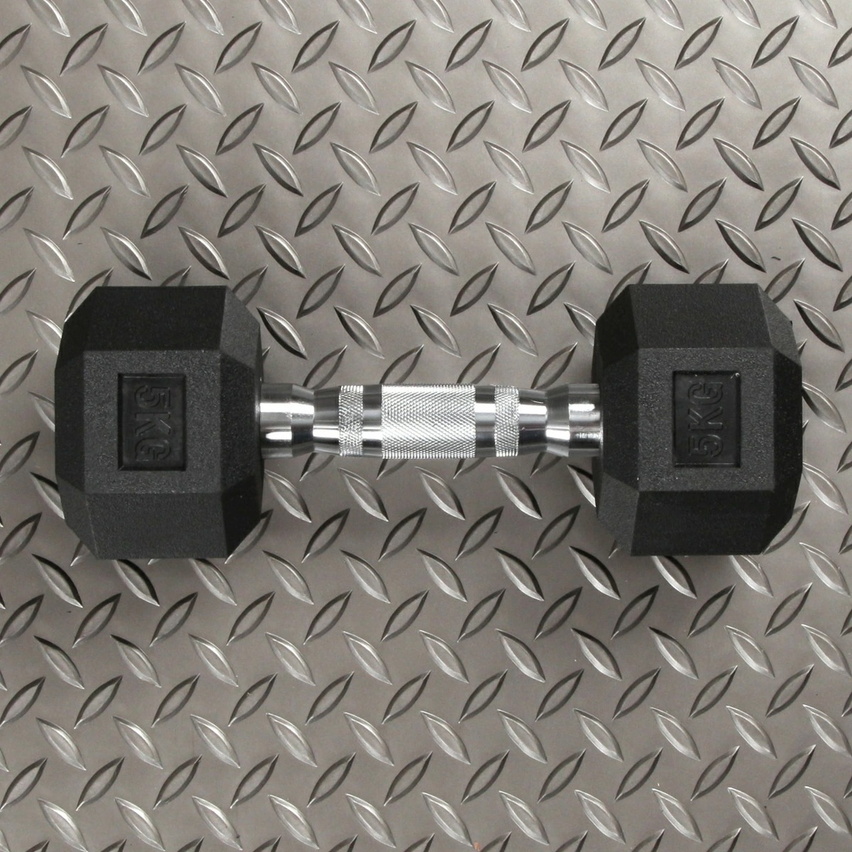 ラバーHEXダンベル5KG（1本）/POWER ARMOR（パワーアーマー）-1