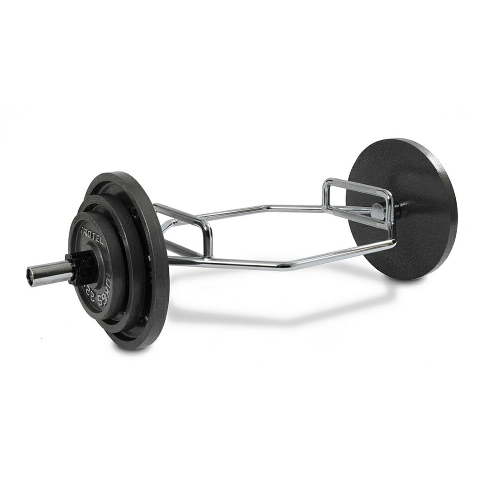 オリンピックHEXバーアイアン110kgセット クイックカラー(ブラック