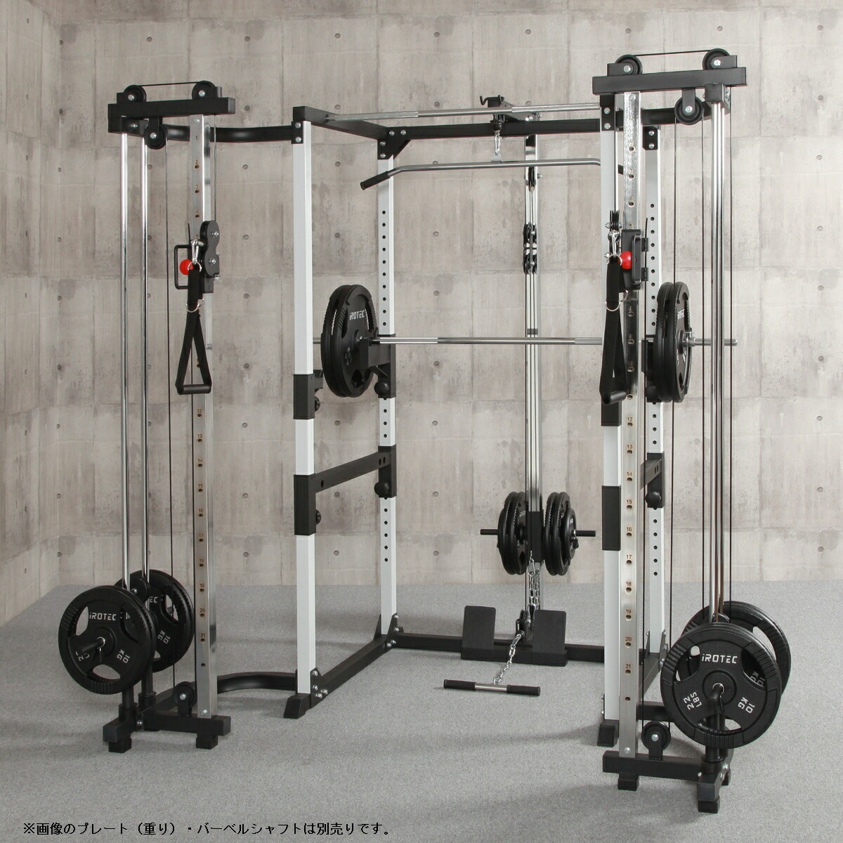 【大人気！待望のケーブルクロスアタッチメント】マルチパワーラック専用ケーブルクロスマシンアタッチメント/IROTEC（アイロテック）-13
