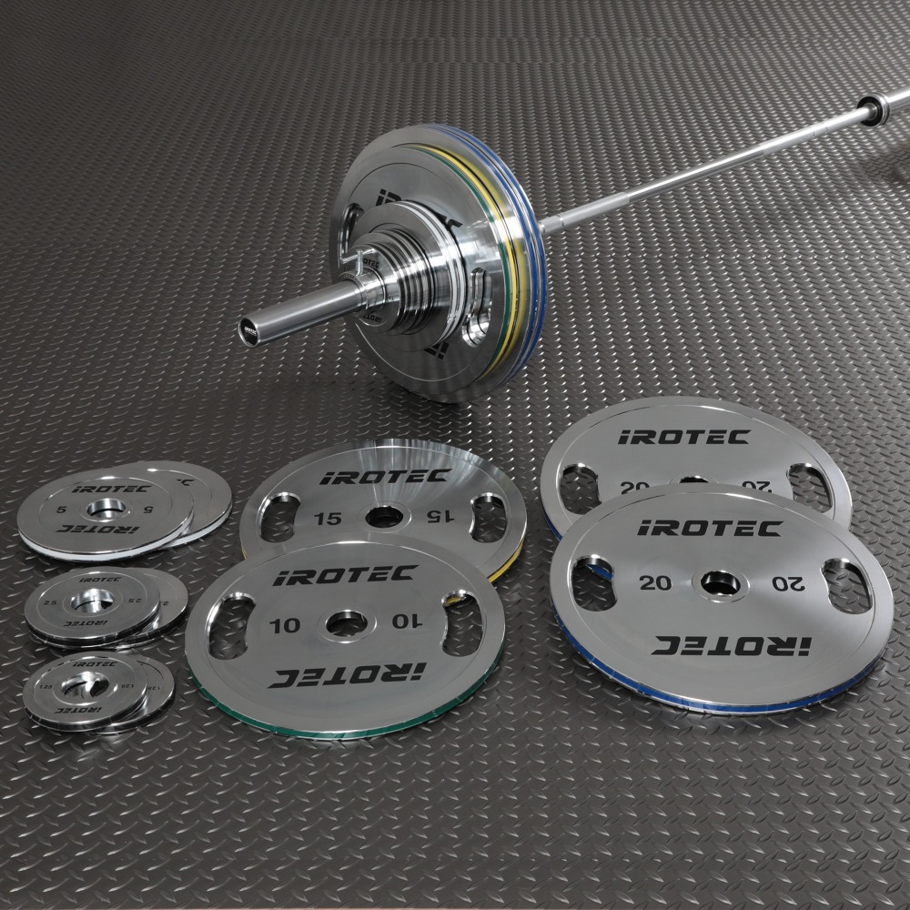 IROTEC（アイロテック）オリンピッククロームバーベル185KGセット-0