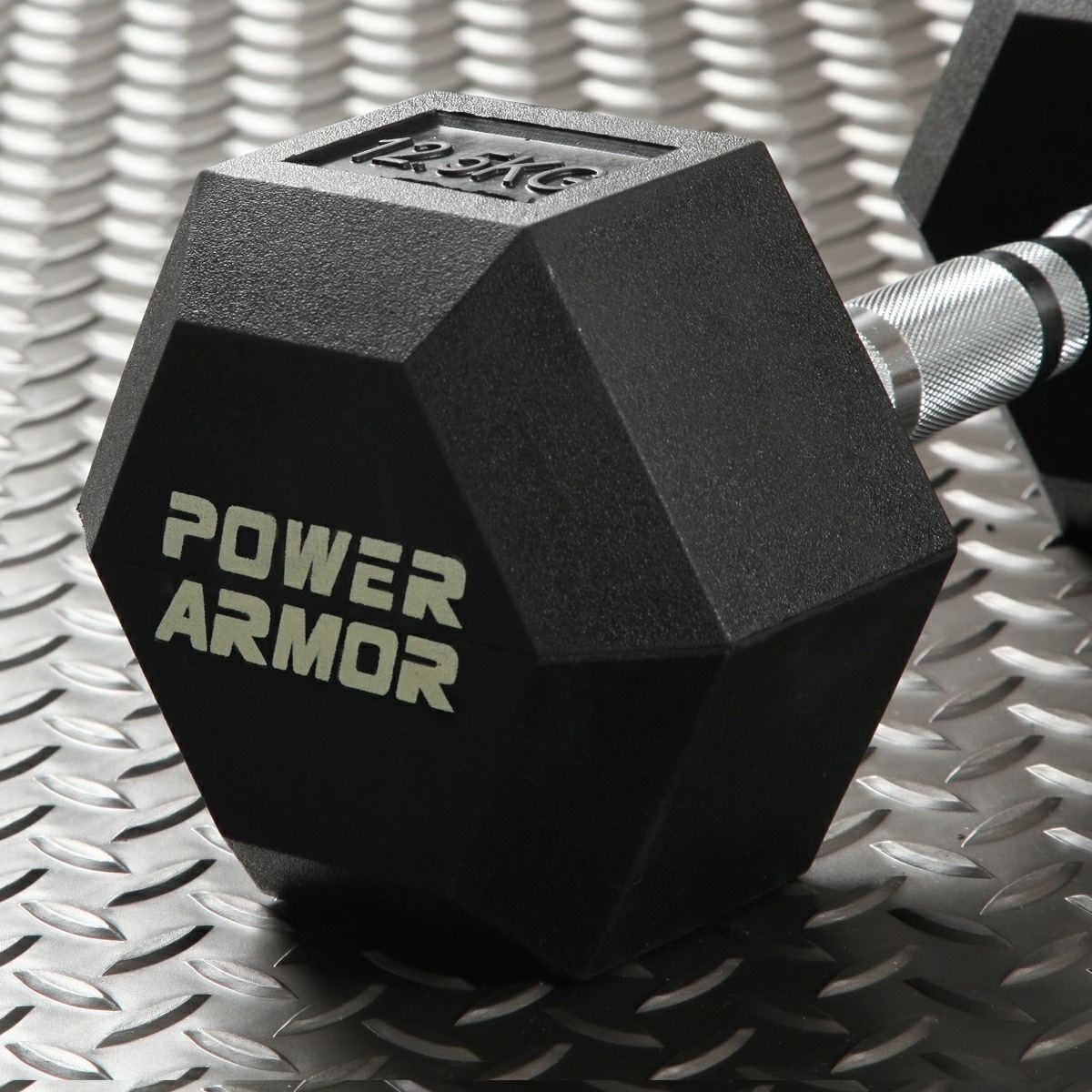 ラバーヘックス  ダンベル12.5kg から20kg ラバーHEXダンベル12.5KG（2本セット）/POWER ARMOR（パワーアーマー）