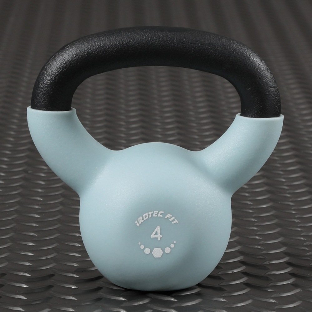 【2026年7月新発売】IROTEC FIT（アイロテック フィット）ネオプレーンケトルベル スモーキーブルー4KG-0