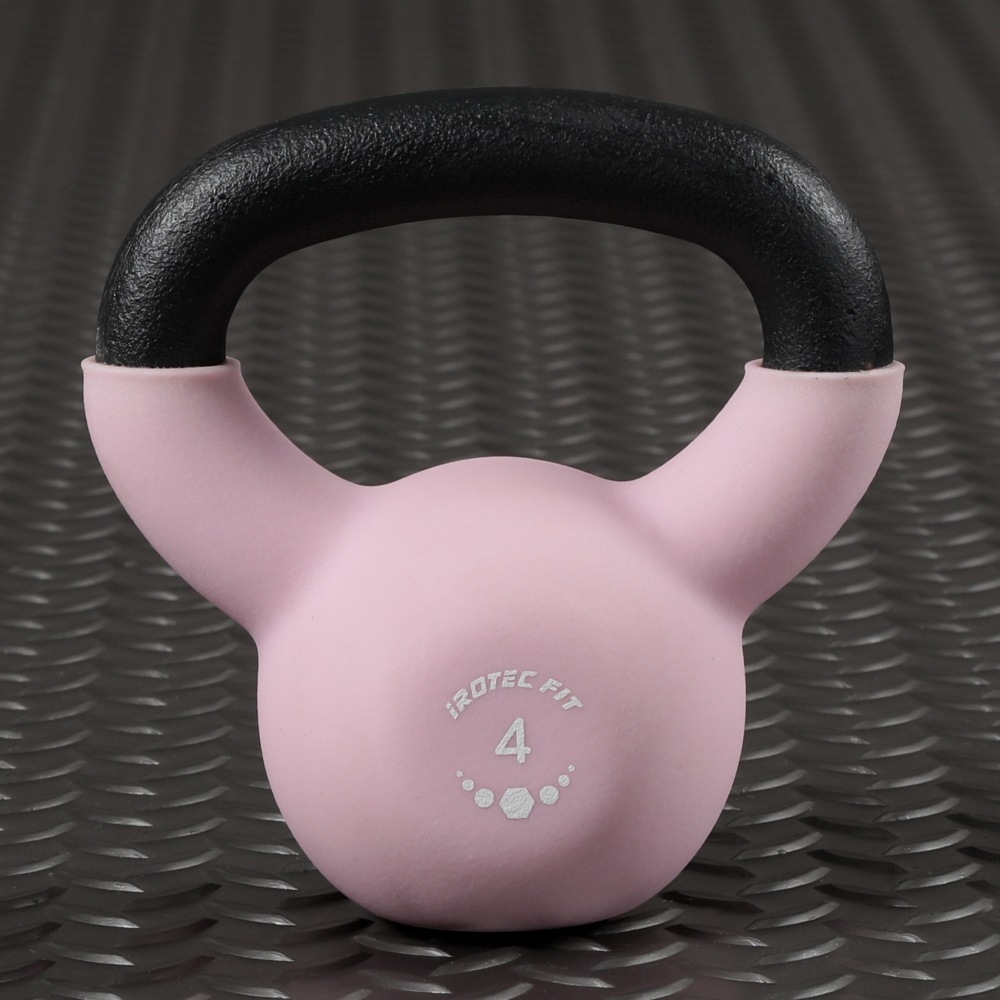【2026年7月新発売】IROTEC FIT（アイロテック フィット）ネオプレーンケトルベル サクラピンク 4KG -0