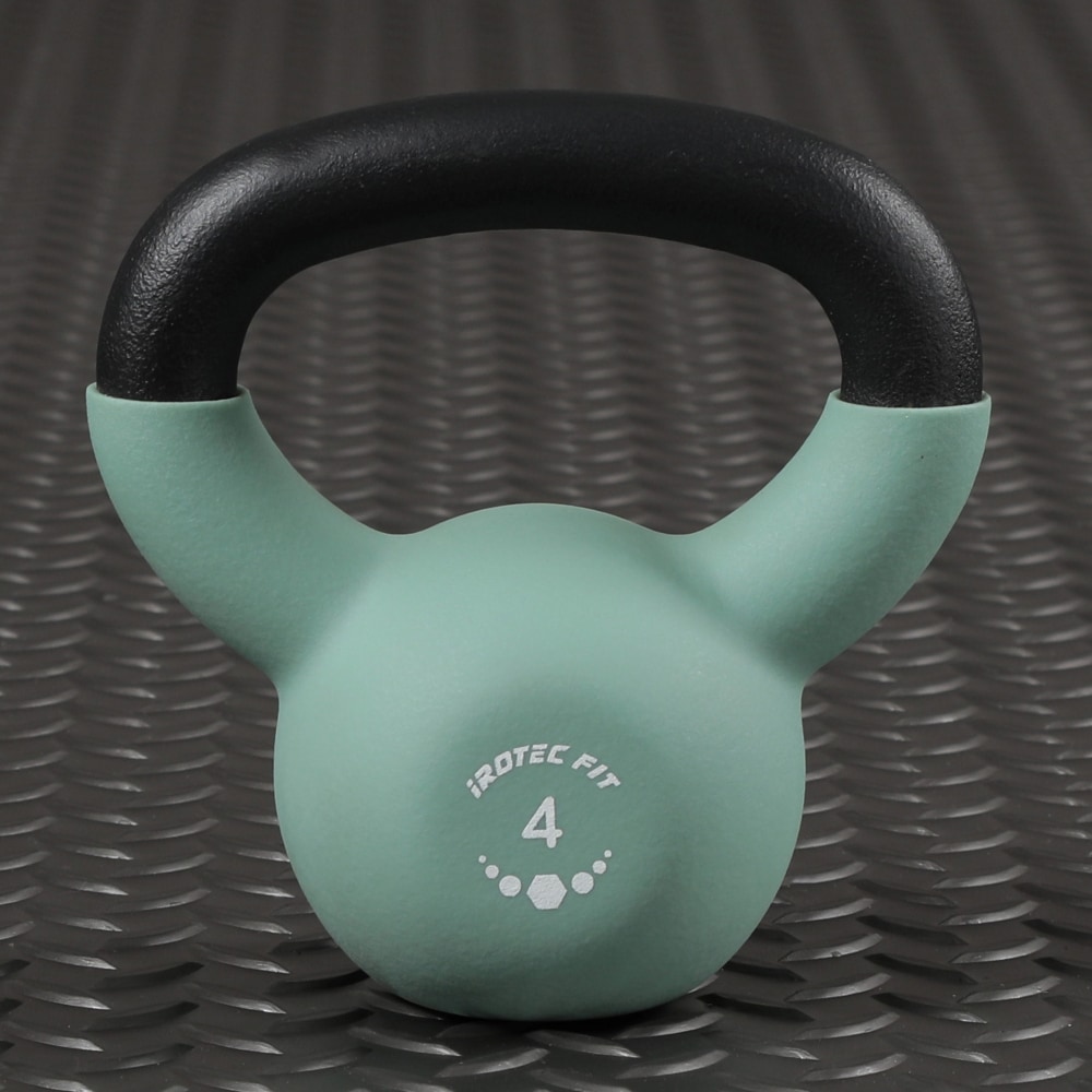 【2026年7月新発売】IROTEC FIT（アイロテック フィット）ネオプレーンケトルベル ピスタチオグリーン 4KG -0