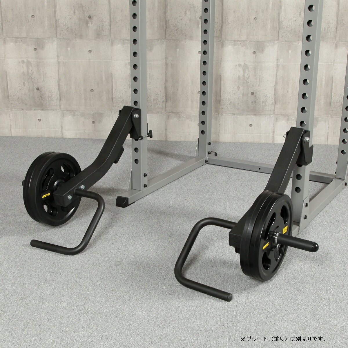 パワーラックHPM専用レバーアームラウンドグリップタイプ【HPM専用プレートホルダー付】【ジャマーアーム】/IROTEC（アイロテック）-5