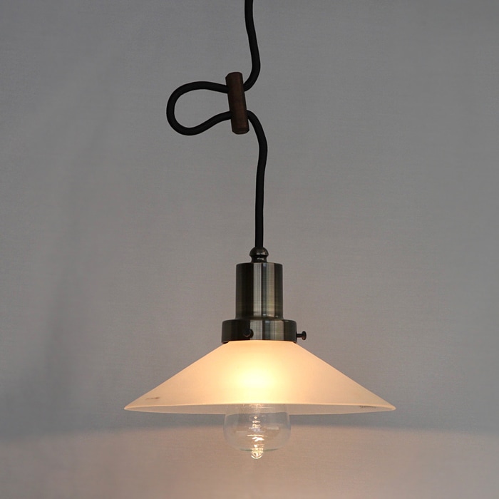 後藤照明<br />外消しP１硝子ペンダント0274BR付属球無し