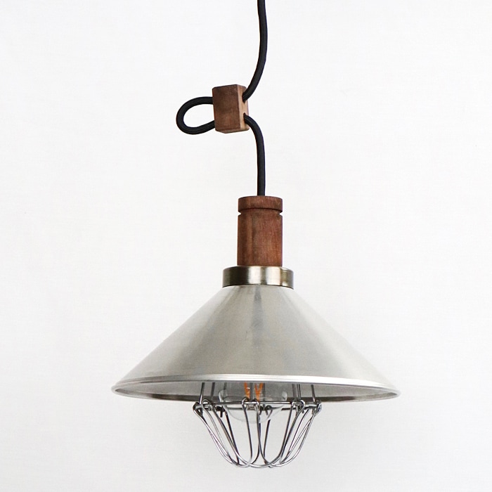 後藤照明<br />アルミP5ガードCP型<br /> LEDクリアガラス電球4W付属