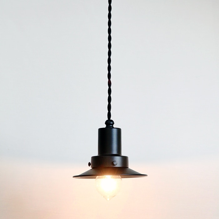 後藤照明<br />ネジリコードアルミP1S BK  CP型ロマン40W55 ブラック<br />