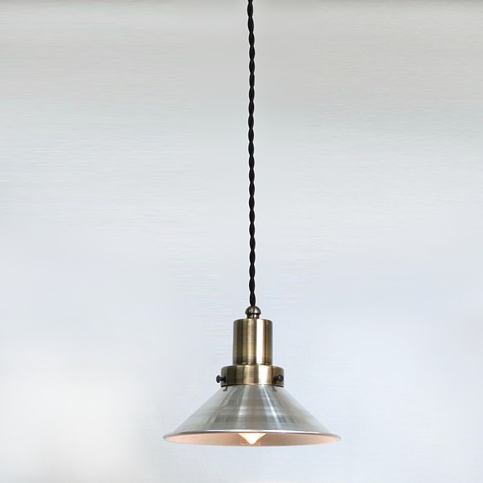 後藤照明<br />ネジリコードアルミP5SCP型ロマン40W 55cmコード ローカンBR<br />