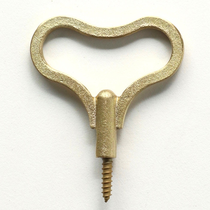 FUTAGAMI<br />真鍮の生活用品<br />ゼンマイフック<br />豆型　大（２個入）