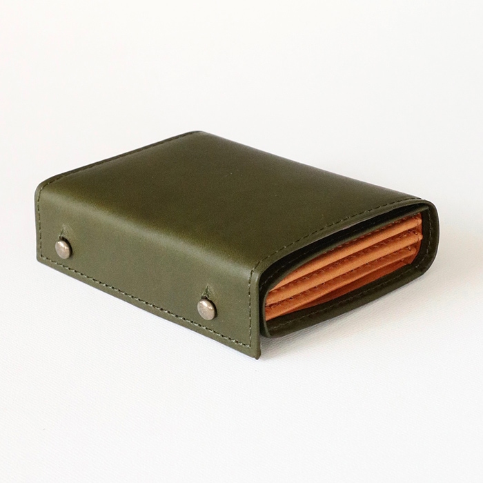 m+ エムピウ MILLEFOGLIE2　オールレザー27　ris 27 オリーヴァxサッビア　surou限定