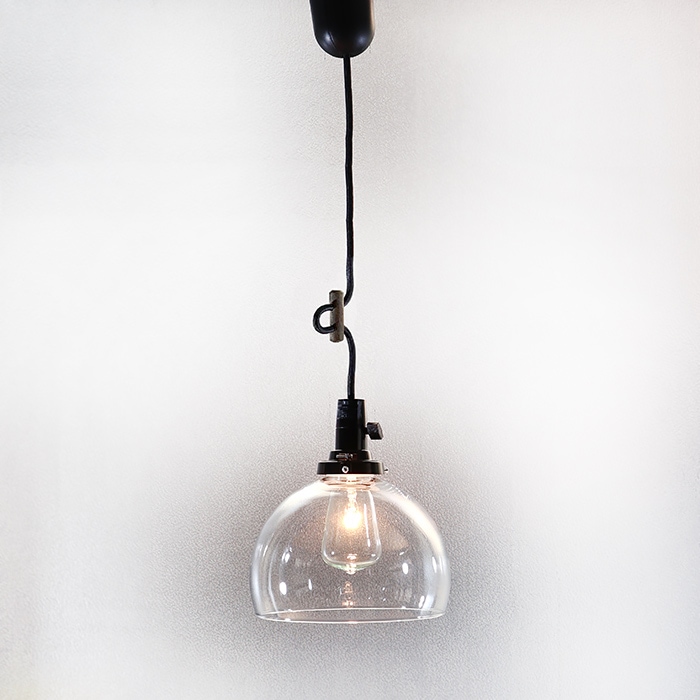 後藤照明　鉄鉢透明CP型スイッチ付き（付属球なし）