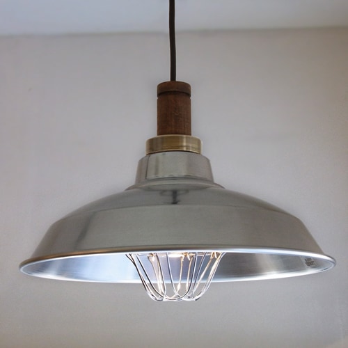 後藤照明　アルミ配照 ガードペンダント付属球なし