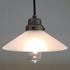 後藤照明　外消しP１硝子ブロンズペンダント付属球無し