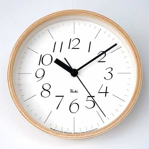 リキクロック RIKI CLOCK S WR-0312S φ203mm lemnos | すべての