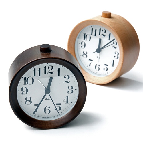 リキアラームクロック　アラーム時計 RIKI ALARM CLOCK ２色 lemnos