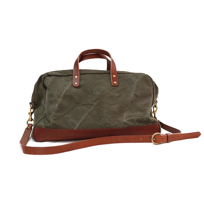 RHYTHMOS  CANVAS SERIES 　Journey　ボストンバッグ　カーキ