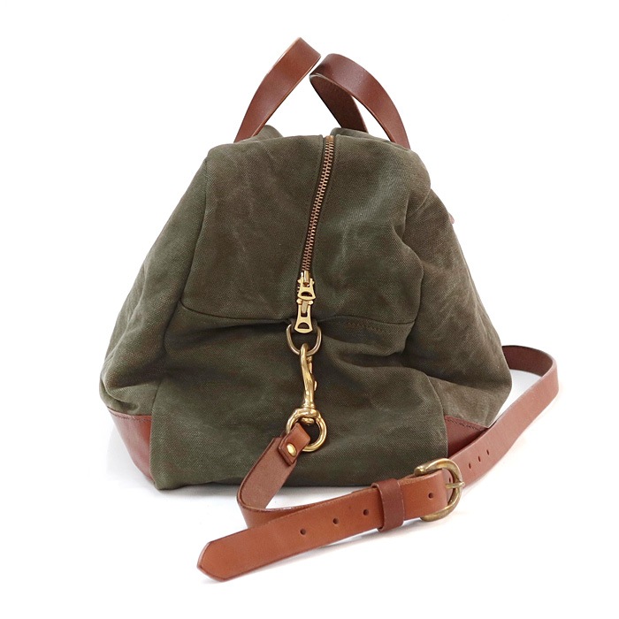 SCOTCH & SODA キャンバス生地 ボストン バッグ カーキ RHYTHMOS CANVAS SERIES Journey ボストンバッグ カーキ