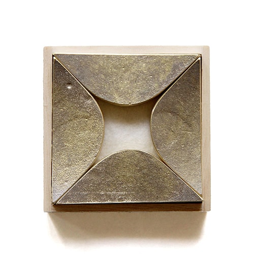 FUTAGAMI 真鍮の生活用品 箸置き 瞬き(4個入り)