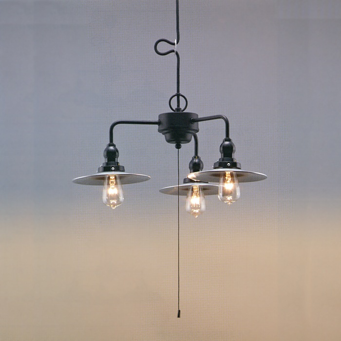 後藤照明 アルミP1 3灯用ペンダント付属球無し