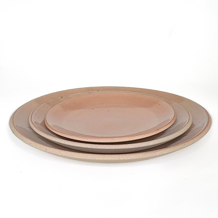 ONE KILN　CULTIVATE プレートL　OF（酸化焼成 CLEAR