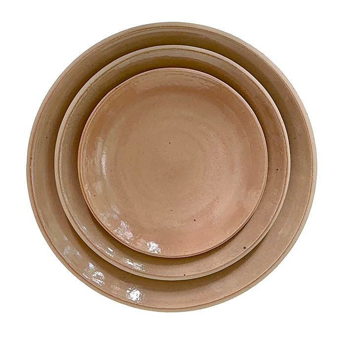 ONE KILN　CULTIVATE プレートL　OF（酸化焼成 CLEAR