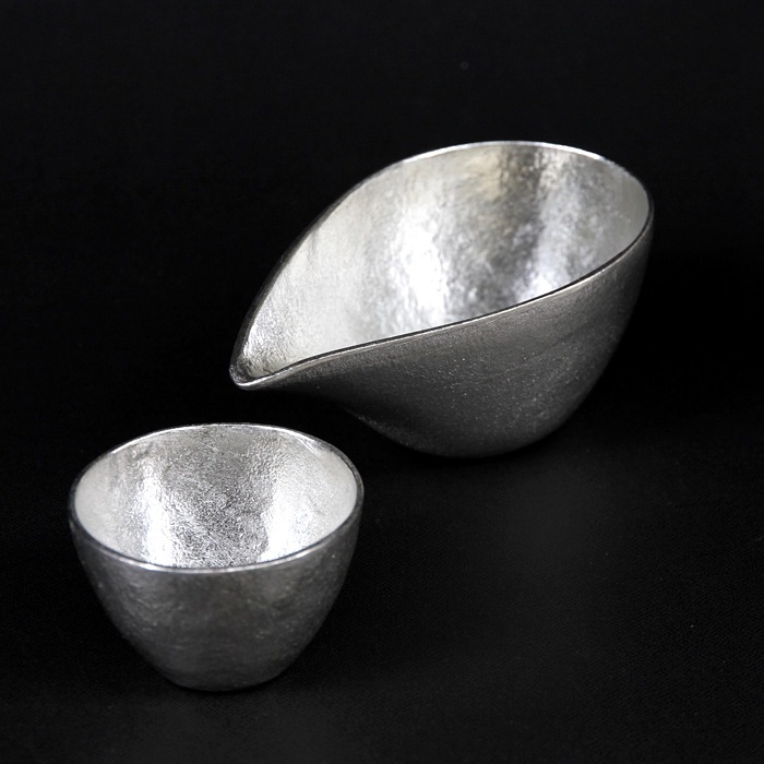 能作 錫の片口(小)