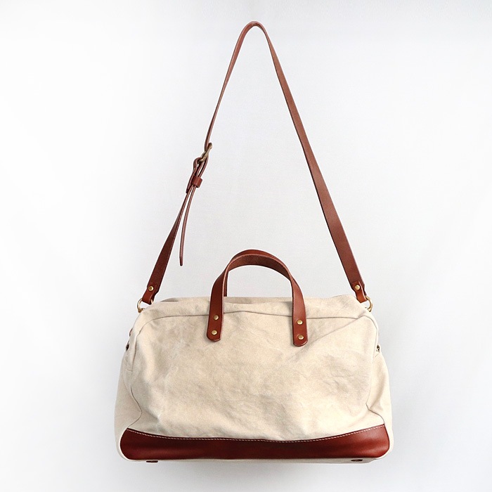 RHYTHMOS  CANVAS SERIES 　Journey　ボストンバッグ　ベージュ