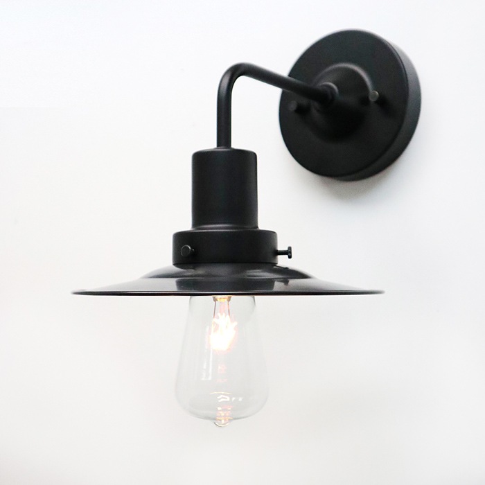 GLF x surou 後藤照明バイスロウ アルミP１KUROBK型(0274)アルミP１セード黒ブラケット　付属球無し