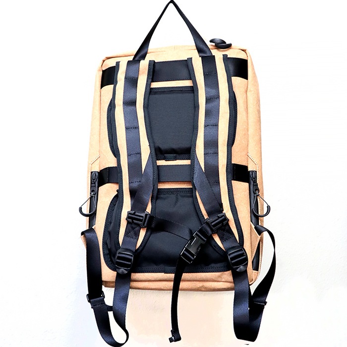 MAKOO リサイクルレザーのバックパック