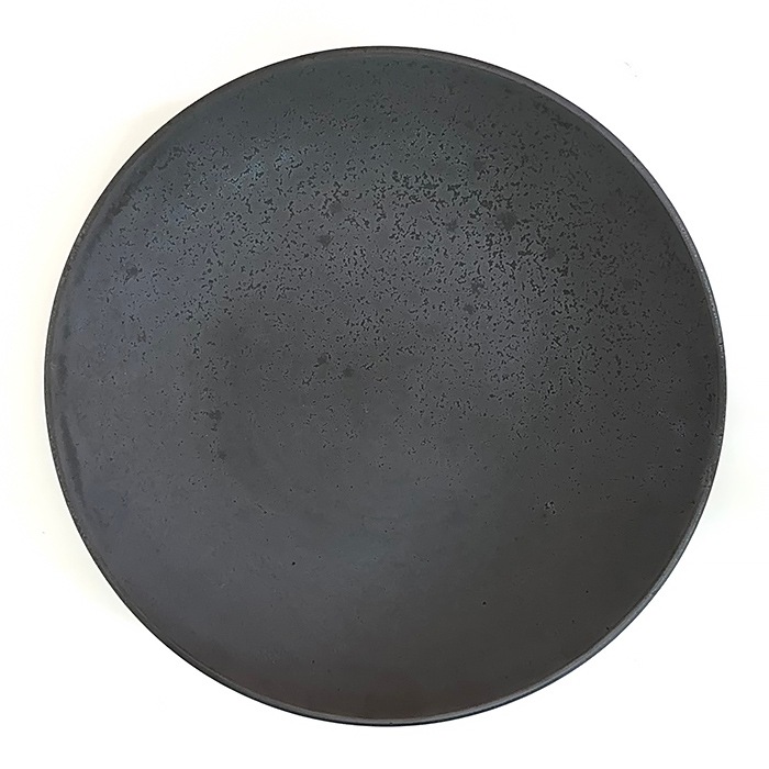 ONE KILN　ラウンドプレートL　灰釉