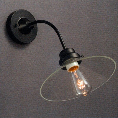 後藤照明 電柱型ブラケット(透明)付属球無し(屋内用)