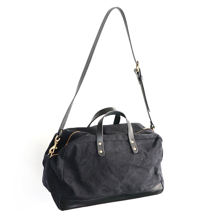 RHYTHMOS CANVAS SERIES Journey ボストンバッグ ブラック