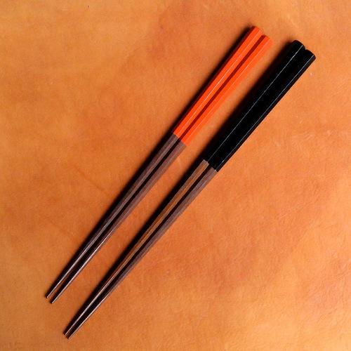 大黒屋 江戸木箸 八角箸 うるし上塗り